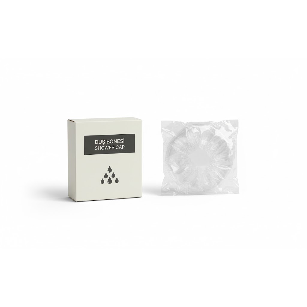 1 Otel Duş Bonesi | Pratik Saç Koruması - Görsel 1