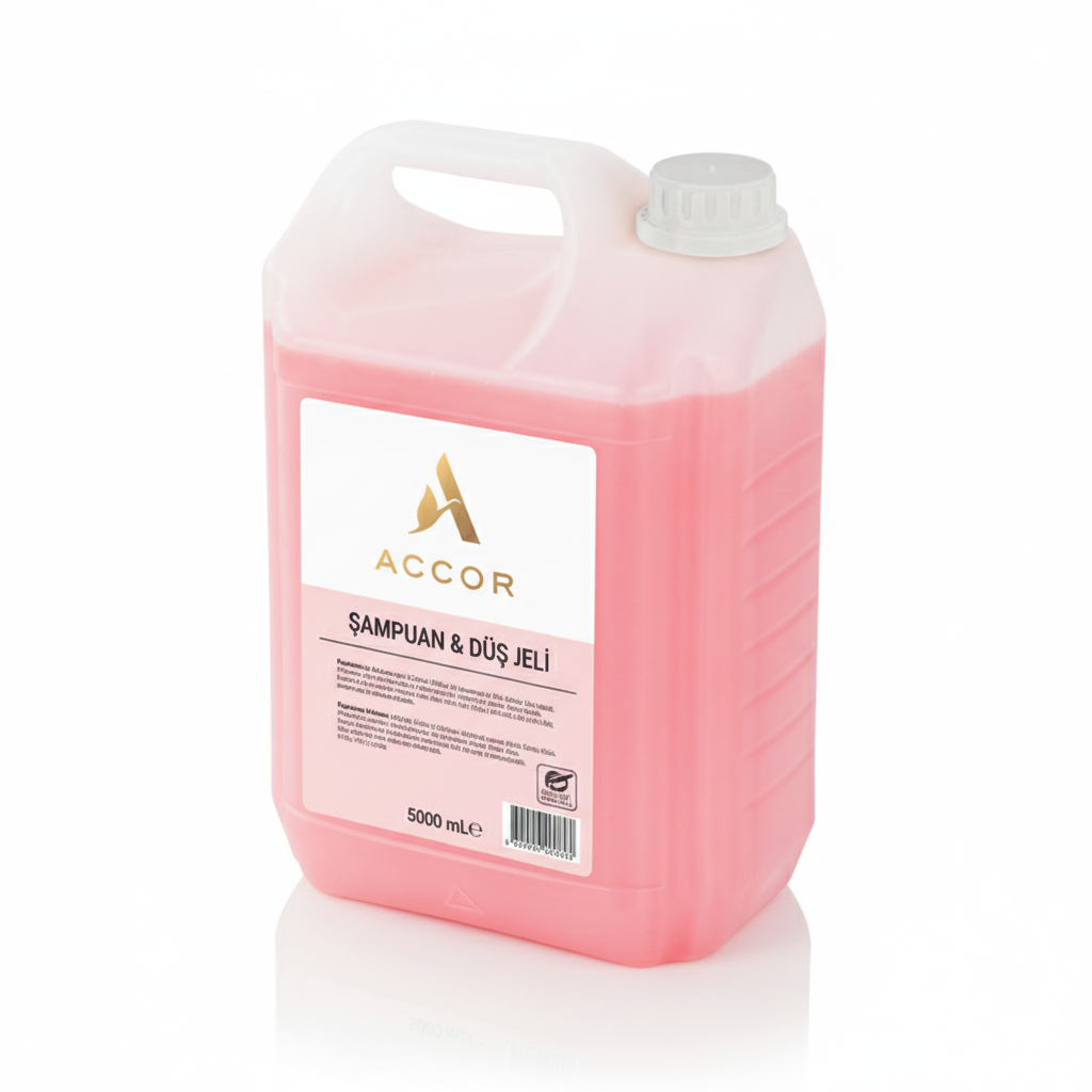 accor-dus-jeli Accor Logolu 5000ml Şampuan & Duş Jeli Bidonu