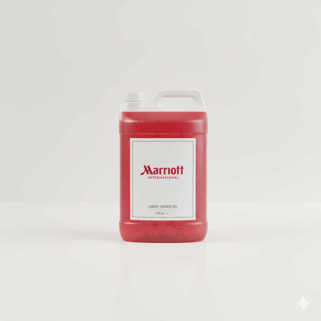 marriot-dus-jeli Marriott International Logolu 5 Litre Duş Jeli Bidonu