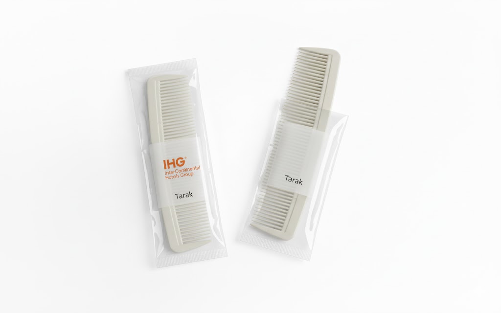 tarak (4) Otel Poşetli Tarak | Seyahat Dostu Minimalist Bakım - Görsel 1